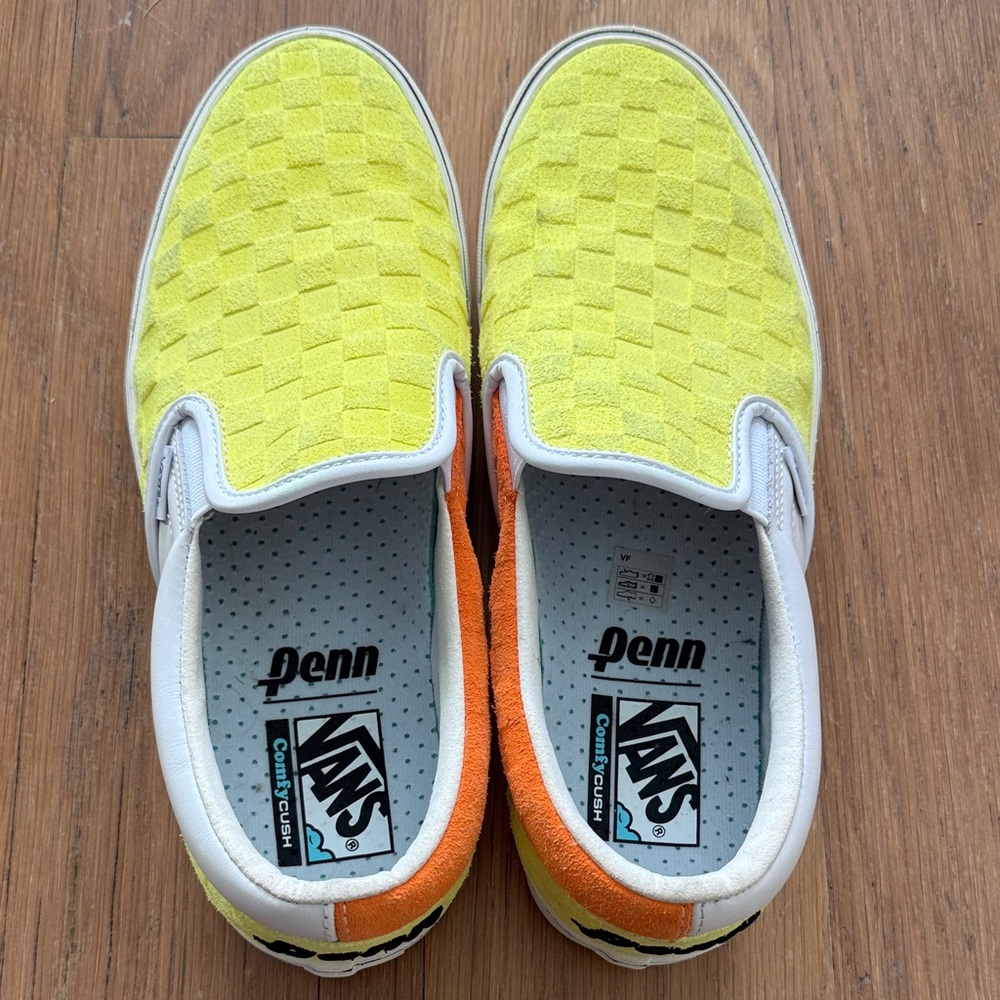 Vans x Penn Yellow and Orange Comfy Cush - Picture 3 of 7